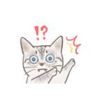 日常！表情豊かなねこたち（個別スタンプ：3）
