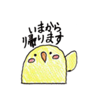 手描きの鳥スタンプ（個別スタンプ：13）