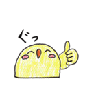 手描きの鳥スタンプ（個別スタンプ：16）