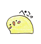 手描きの鳥スタンプ（個別スタンプ：19）