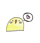 手描きの鳥スタンプ（個別スタンプ：26）