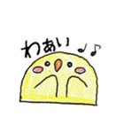 手描きの鳥スタンプ（個別スタンプ：36）