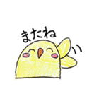 手描きの鳥スタンプ（個別スタンプ：38）
