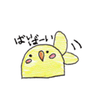 手描きの鳥スタンプ（個別スタンプ：39）