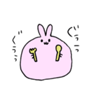 マシュマロうさもっち（個別スタンプ：15）