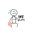 棒人間 バスケットボール（個別スタンプ：6）