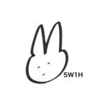 適当な兎（個別スタンプ：5）