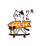 レッツゴーにゃーフィン！（個別スタンプ：1）