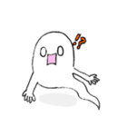 夏やハロウィンに使えるオバケのスタンプ（個別スタンプ：8）
