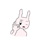 五本指と長い耳（個別スタンプ：9）