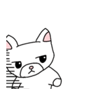白い子猫みくるの毎日たのしいスタンプ（個別スタンプ：24）