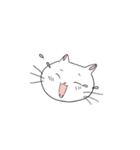 しろねこちゃんのおともだちスタンプ（個別スタンプ：10）