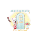 ポメマルさん家のしふぉんちゃん（個別スタンプ：1）