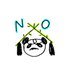 ぶっしーパンダ（個別スタンプ：3）