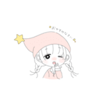 シンプルおんなのこスタンプ（個別スタンプ：14）
