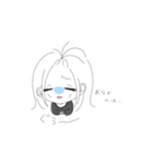 シンプルおんなのこスタンプ（個別スタンプ：36）