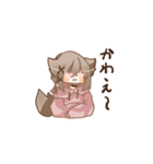 獣耳パーカー（個別スタンプ：13）