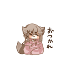 獣耳パーカー（個別スタンプ：24）
