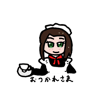 みんなのメイドさんスタンプ（個別スタンプ：6）