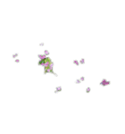 紫陽花あじさい花六月綺麗な華（個別スタンプ：12）