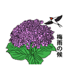 季節の挨拶（花などを添えて）（個別スタンプ：4）