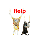 Happy Rock cat21（個別スタンプ：7）
