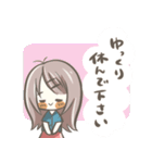 後輩ちゃんのゆるい日常敬語（個別スタンプ：34）