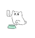 しろもふわんこ（個別スタンプ：13）