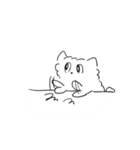 しろもふわんこ（個別スタンプ：16）