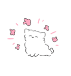 しろもふわんこ（個別スタンプ：18）