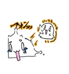 ハイテンションなしらたまちゃん（個別スタンプ：4）