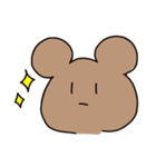 ほぼ無表情なうさぎ＆くま（個別スタンプ：10）