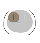 ほぼ無表情なうさぎ＆くま（個別スタンプ：18）