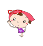 可愛いエプロン女子（個別スタンプ：2）