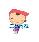 可愛いエプロン女子（個別スタンプ：14）