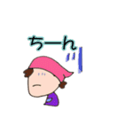 可愛いエプロン女子（個別スタンプ：18）