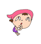 可愛いエプロン女子（個別スタンプ：26）