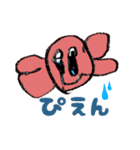 みゆ画伯のカニさん（個別スタンプ：3）