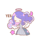 髪の毛ちゃん天使かもしれないちゃんluvchi（個別スタンプ：7）