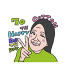 コットン40周年記念スタンプ（個別スタンプ：4）