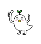 葉っぱ鳥（個別スタンプ：6）