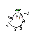 葉っぱ鳥（個別スタンプ：10）