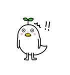 葉っぱ鳥（個別スタンプ：27）