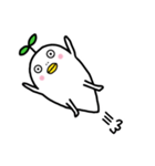 葉っぱ鳥（個別スタンプ：30）