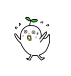 葉っぱ鳥（個別スタンプ：34）