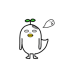葉っぱ鳥（個別スタンプ：36）