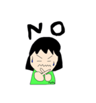 わたし。(5才)の使いやすいスタンプ（個別スタンプ：4）