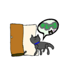 ネコ ＋α たちくるスタンプ（個別スタンプ：21）