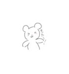 クマさんだよ？（個別スタンプ：1）