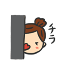 笑う女の子（個別スタンプ：7）